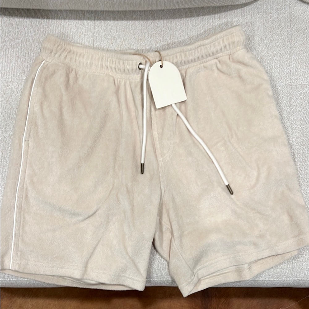Dandy Del Mar Men's Beige Terry Short
